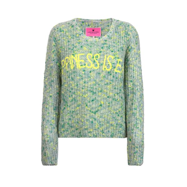 LIEBLINGSSTÜCK LIEBLINGSSTÜCK Пуловер 'Lisida'  зелено / нефритено зелено / неоново зелено