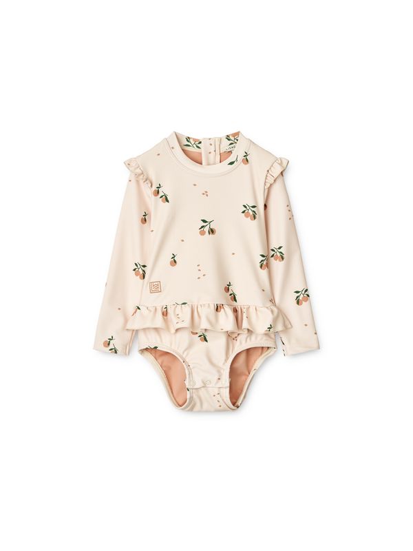 Liewood Liewood Бебешки гащеризони/боди  тъмнозелено / праскова / пастелно оранжево