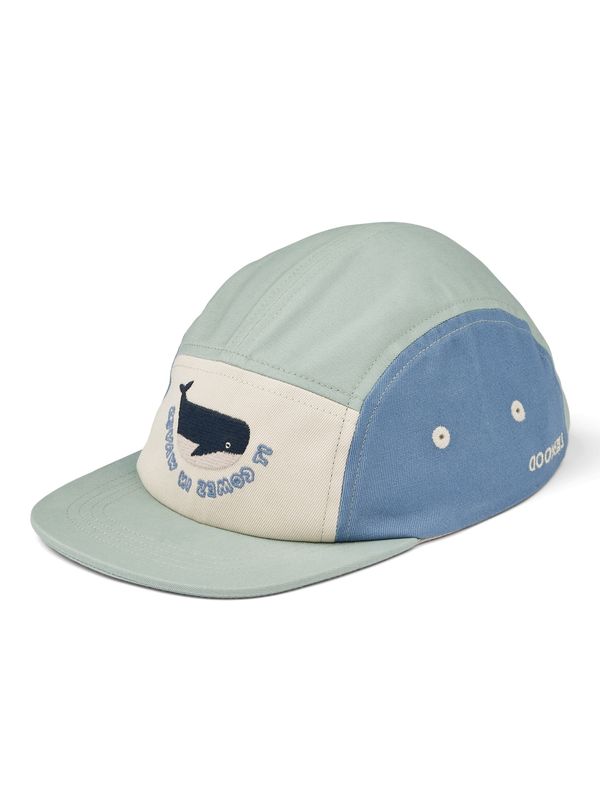 Liewood Liewood Шапка с периферия 'Rory'  светлобежово / син деним / мента