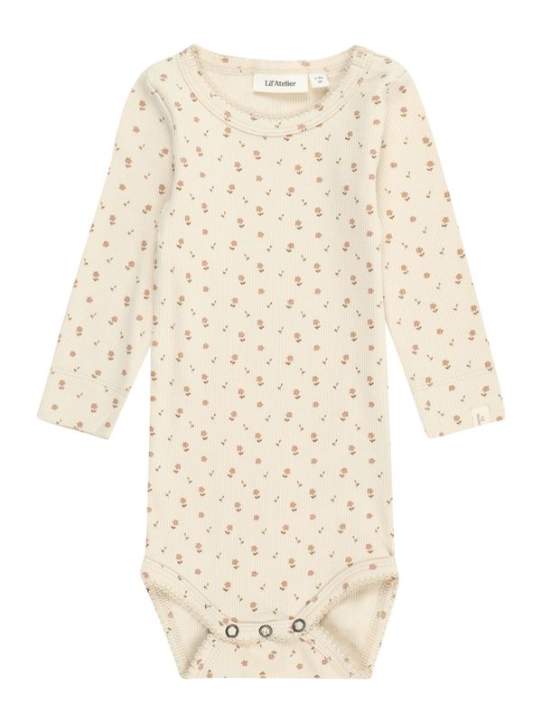 Lil ' Atelier Kids Lil ' Atelier Kids Бебешки гащеризони/боди 'Gago'  цвят "пясък" / синьо / кафяво / кестеняво кафяво