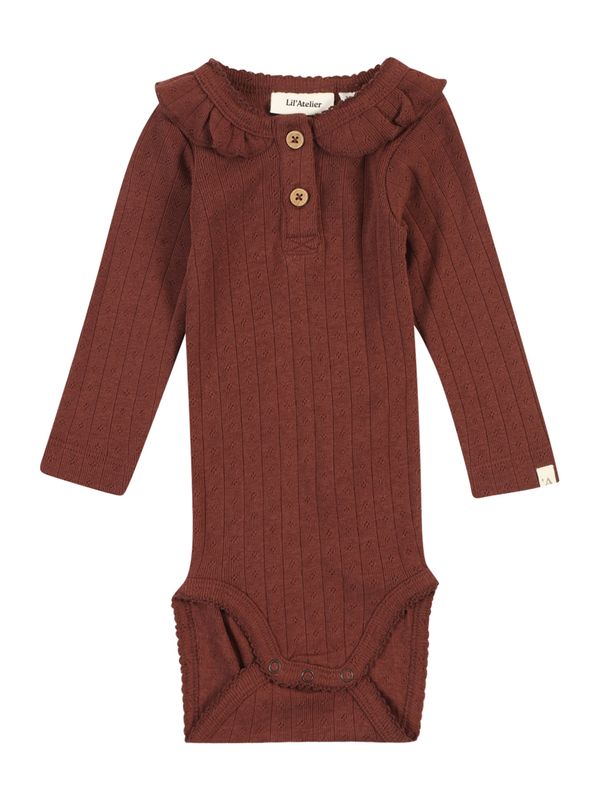 Lil ' Atelier Kids Lil ' Atelier Kids Бебешки гащеризони/боди 'RACHEL'  ръждиво червено