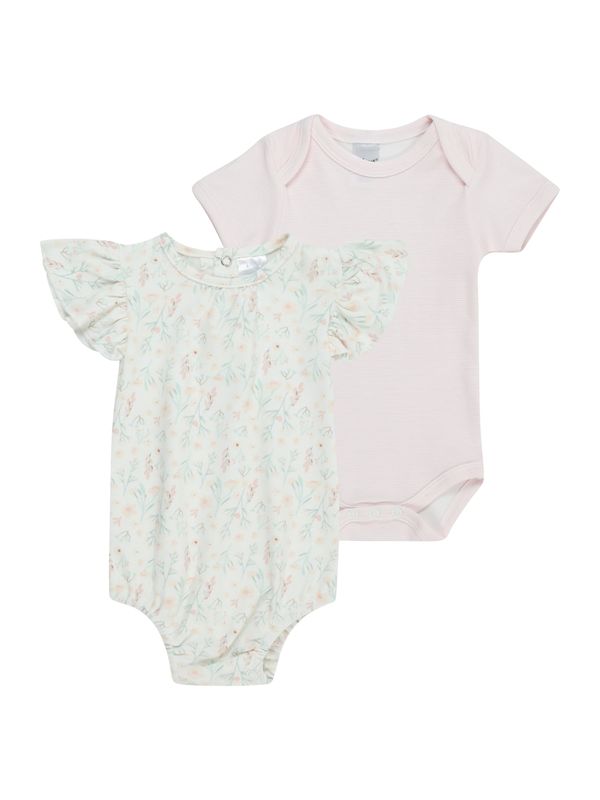 LILIPUT LILIPUT Бебешки гащеризони/боди  кафяво / пастелно зелено / бледорозово