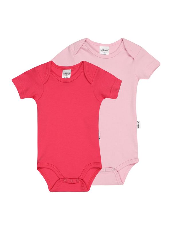 LILIPUT LILIPUT Бебешки гащеризони/боди  малина / светлорозово