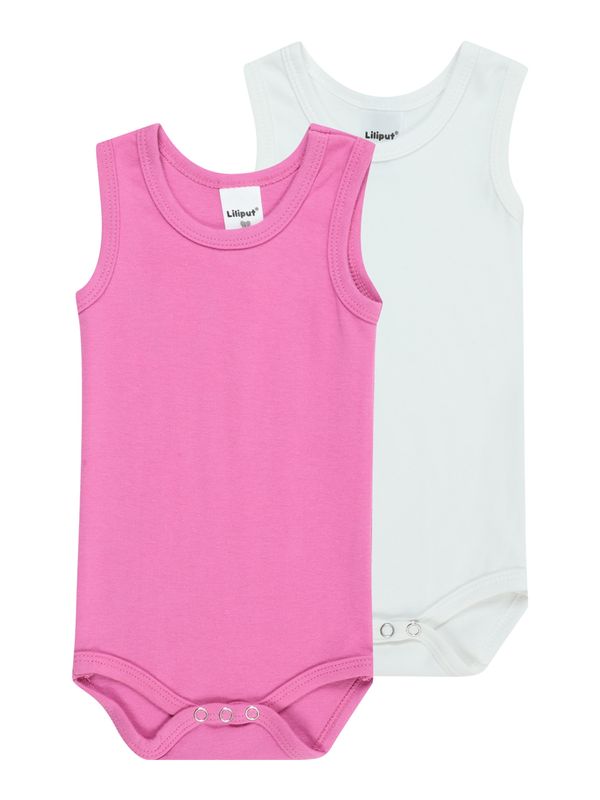 LILIPUT LILIPUT Бебешки гащеризони/боди  розово / мръсно бяло