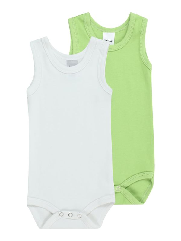 LILIPUT LILIPUT Бебешки гащеризони/боди  светлозелено / бяло