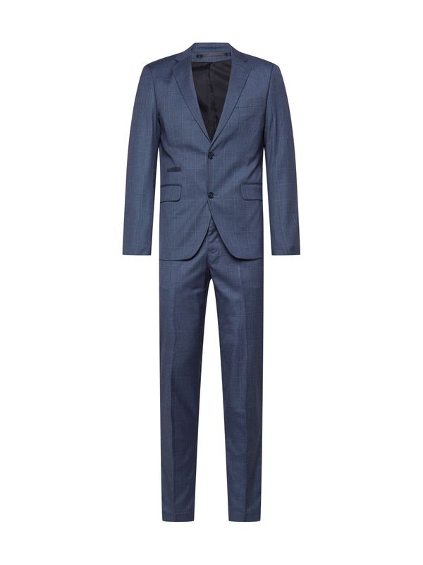 Lindbergh Lindbergh Костюм  опушено синьо / гълъбово синьо