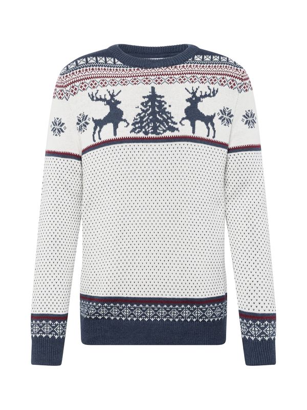 Lindbergh Lindbergh Пуловер  нощно синьо / червено / бяло