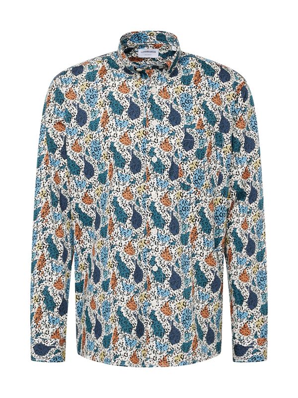 Lindbergh Lindbergh Риза  нейви синьо / сапфирено синьо / къри / светлосиво