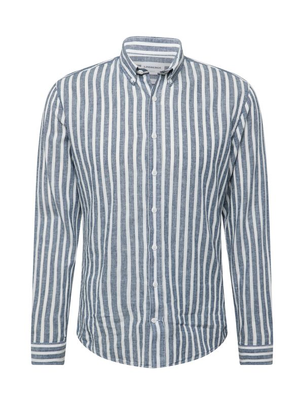 Lindbergh Lindbergh Риза  опушено синьо / бяло