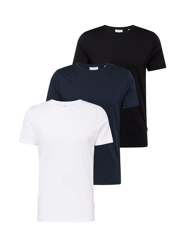 Lindbergh Lindbergh Тениска  тъмносиньо / черно / бяло