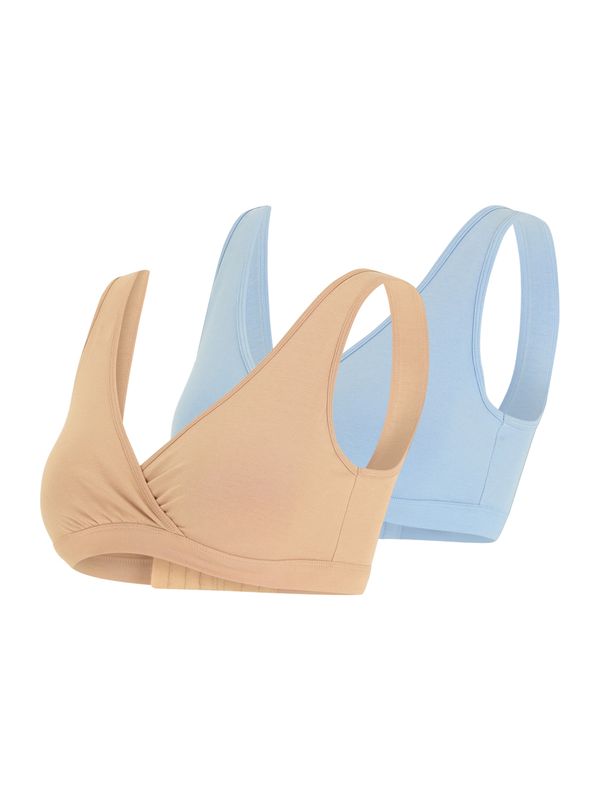 Lindex Maternity Lindex Maternity Сутиен  камел / светлосиньо