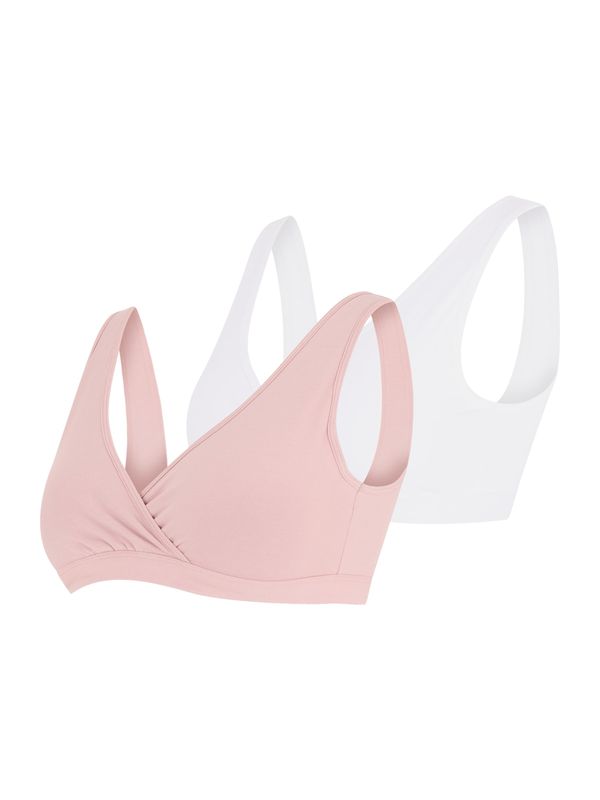 Lindex Maternity Lindex Maternity Сутиен  розе / бяло