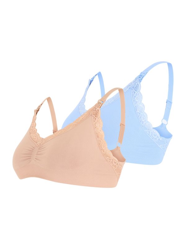 Lindex Maternity Lindex Maternity Сутиен за кърмене  бежово / светлосиньо