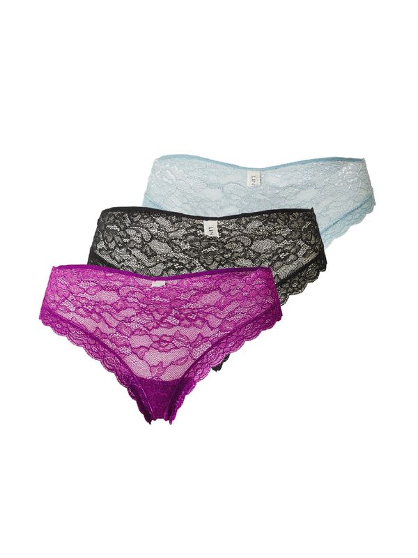 Lindex Lindex Слип 'Emelie'  светлосиньо / люляк / черно