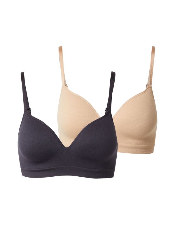 Lindex Lindex Сутиен  бежово / черно