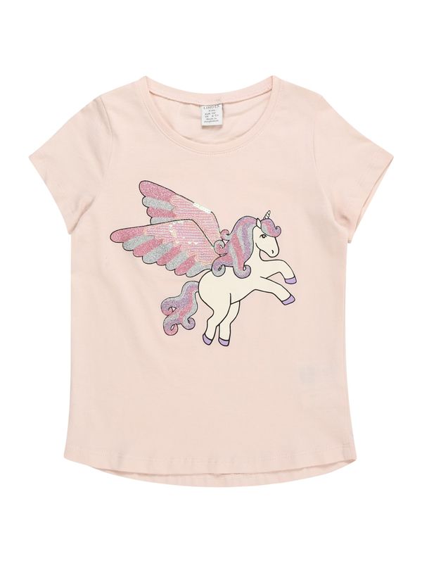 Lindex Lindex Тениска  бежово / лилав / пастелно розово / черно