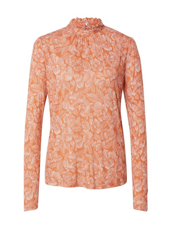 Lindex Lindex Тениска 'Erica'  корал / бяло