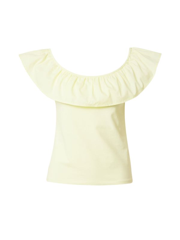 Lindex Lindex Тениска 'Grace'  пастелно жълто