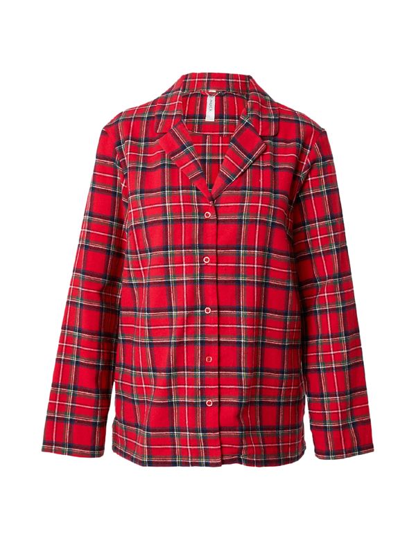 Lindex Lindex Тениска за спане  синьо / зелено / огнено червено / бяло