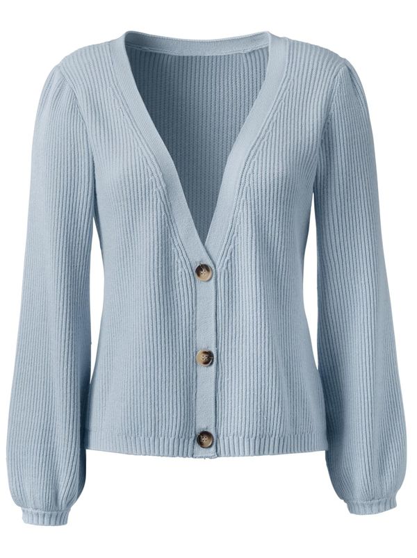 Linea Tesini by heine Linea Tesini by heine Плетена жилетка  светлосиньо / кафяво