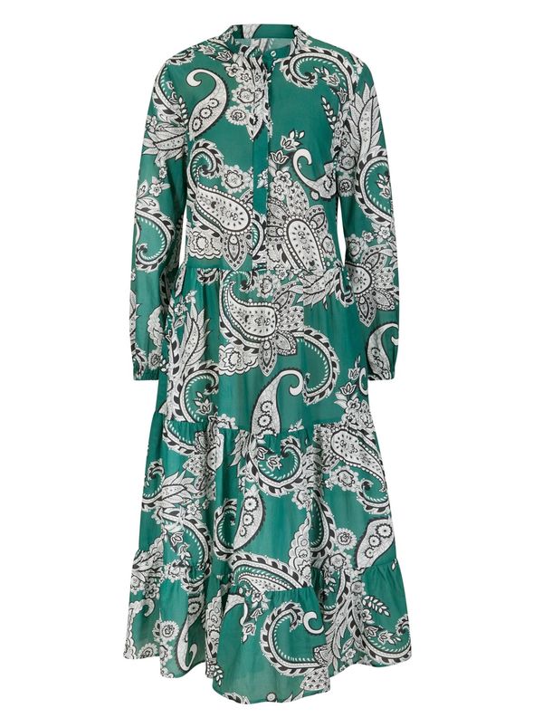 Linea Tesini by heine Linea Tesini by heine Рокля  сиво / зелено