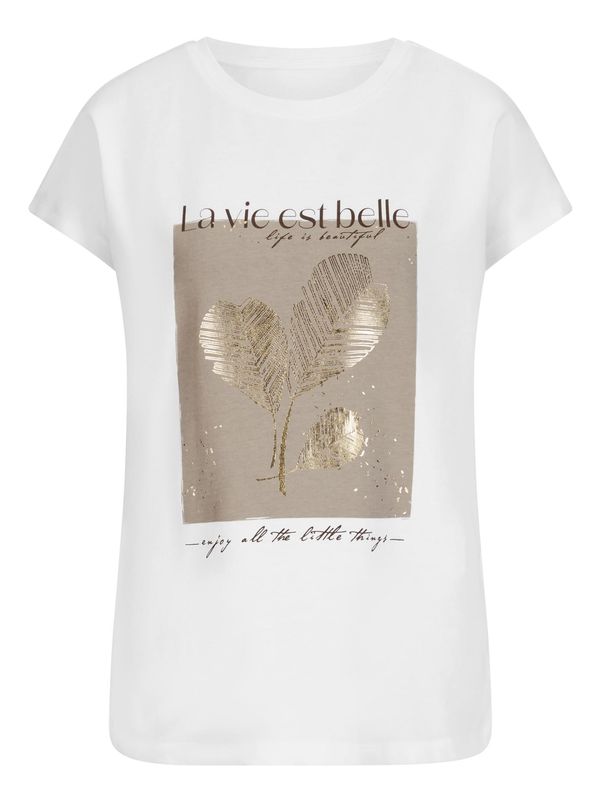 Linea Tesini by heine Linea Tesini by heine Тениска  бежово / бяло