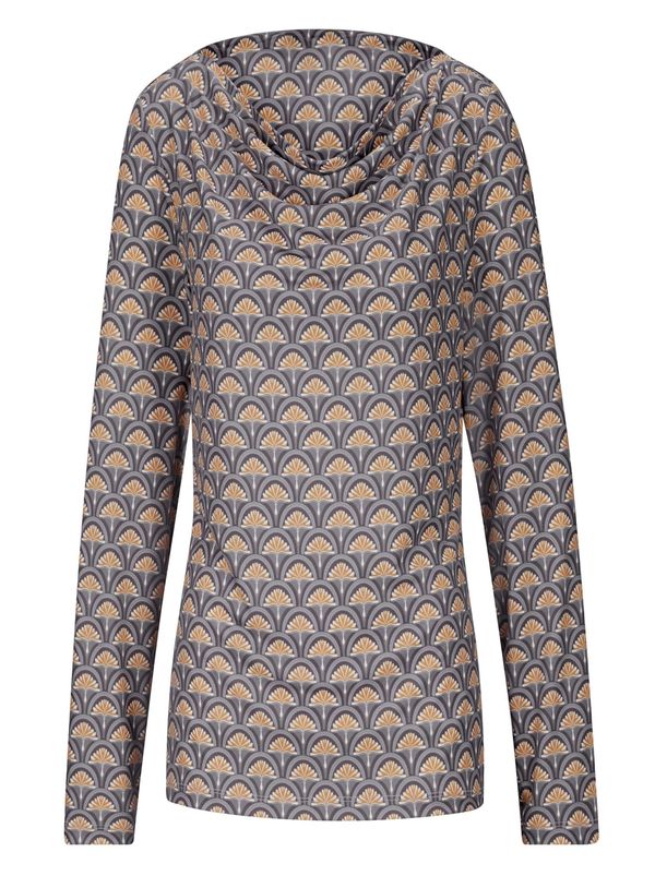 Linea Tesini by heine Linea Tesini by heine Тениска  сиво / оранжево / бяло