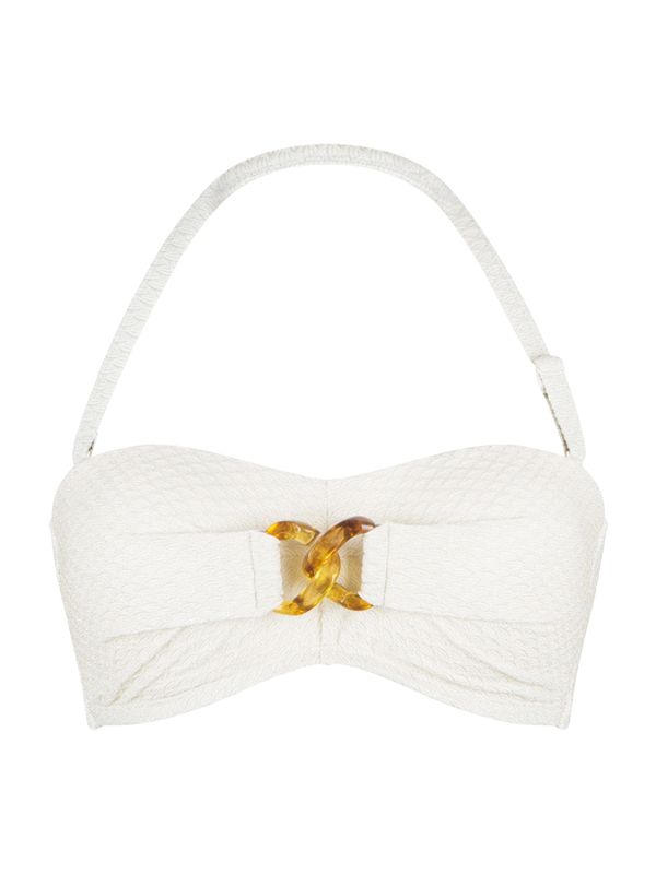 LingaDore LingaDore Горнище на бански  мед / бяло