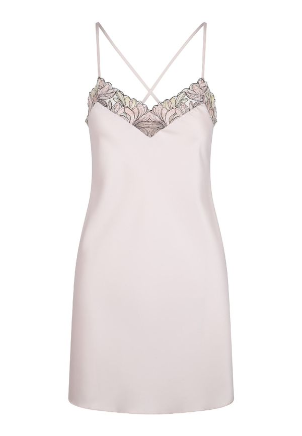 LingaDore LingaDore пеньоар 'Chemise'  светлосиво / бледорозово / черно