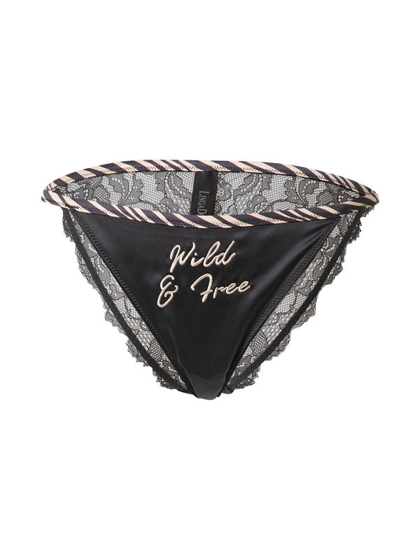 LingaDore LingaDore Слип  кремаво / черно