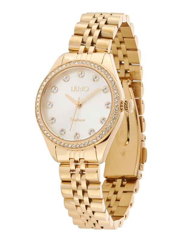Liu Jo Liu Jo Аналогов часовник 'Deluxe'  злато / прозрачно / бяло