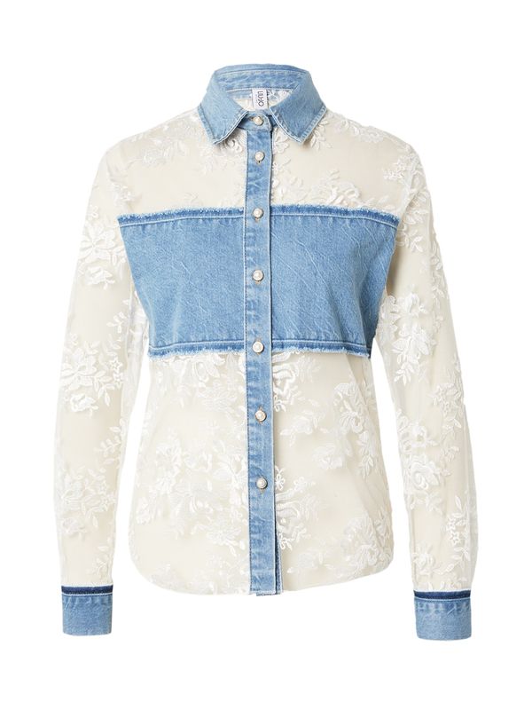 Liu Jo Liu Jo Блуза  син деним / винено червено