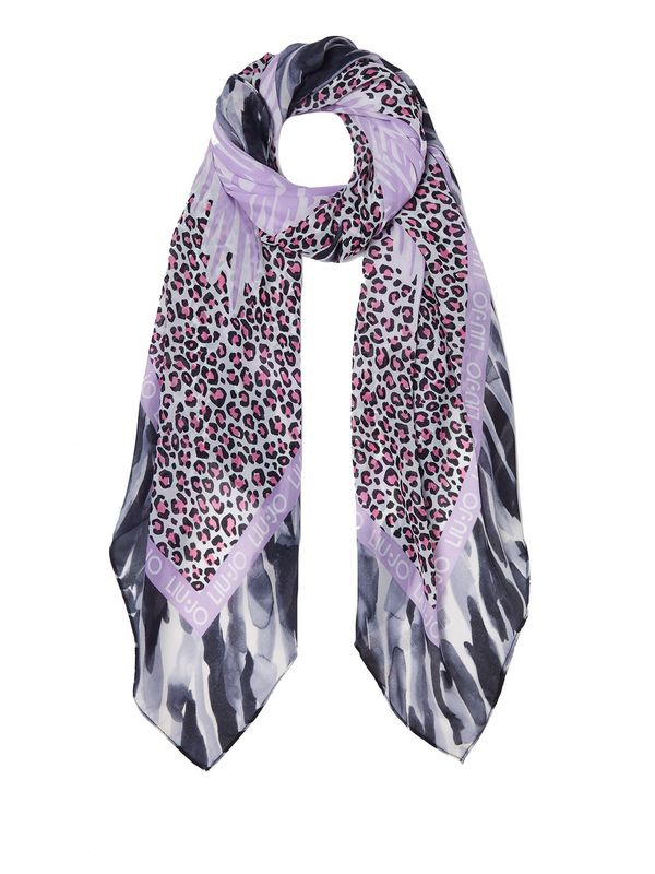 Liu Jo Liu Jo Хавлия за плаж  сиво / люляк / тъмнорозово / черно