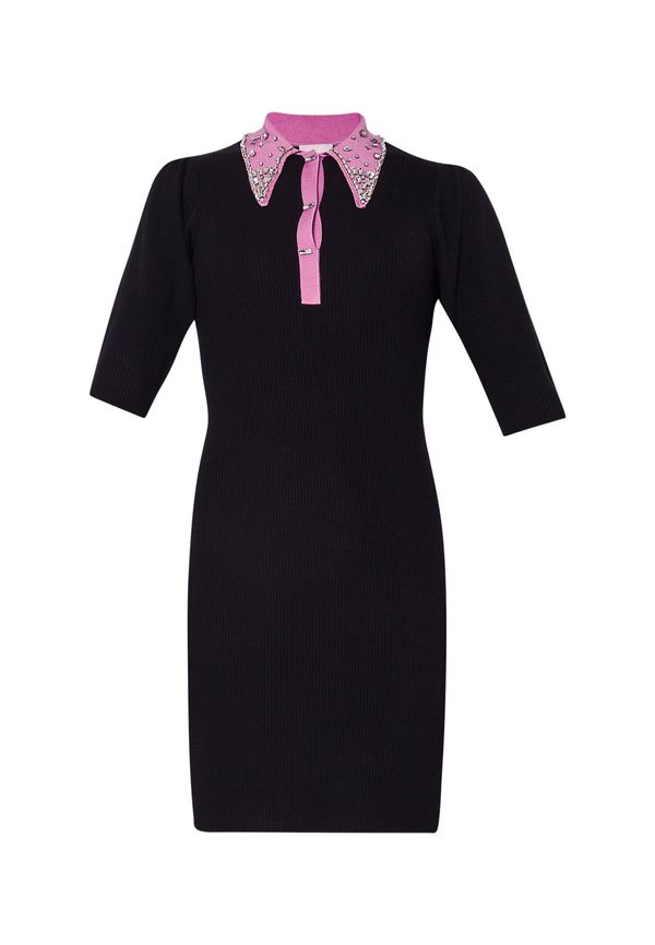 Liu Jo Liu Jo Плетена рокля  черно