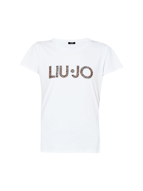 Liu Jo Liu Jo Тениска  бежово / черно / бяло