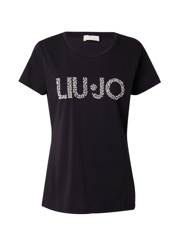 Liu Jo Liu Jo Тениска  черно / сребърно / бяло