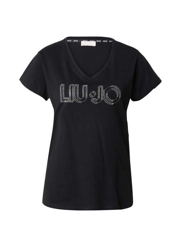 Liu Jo Liu Jo Тениска  черно / сребърно