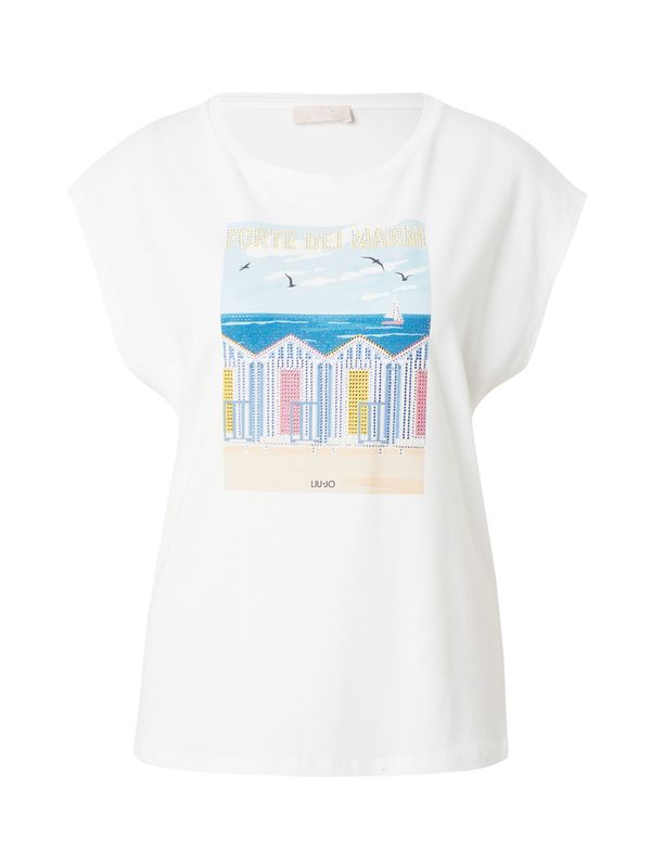 Liu Jo Liu Jo Тениска 'FORTE DEI MARMI'  синьо / светлосиньо / розово / бяло