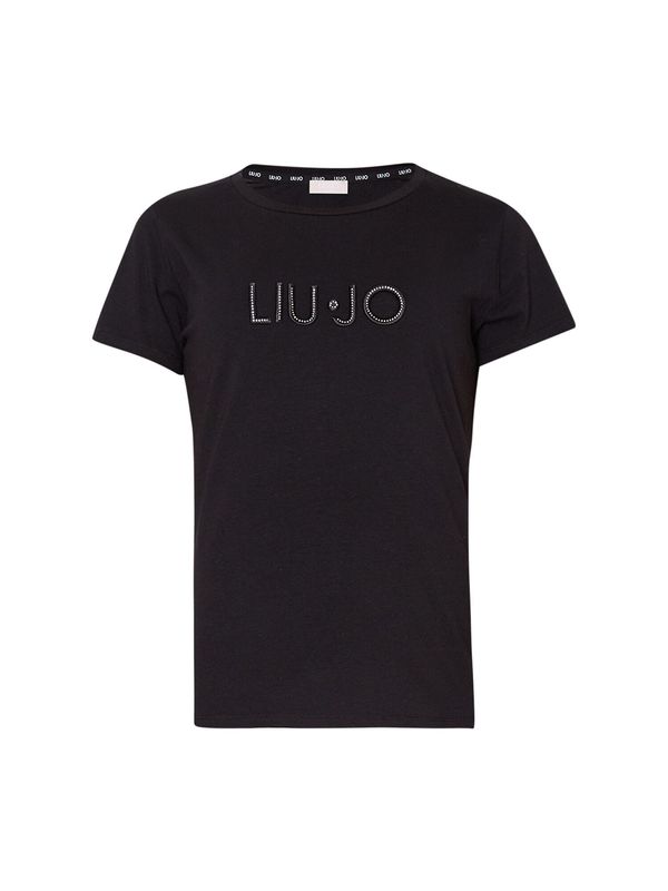 Liu Jo Liu Jo Тениска  сребърно сиво / черно