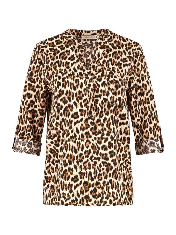 LolaLiza LolaLiza Блуза  бежово / карамел / черно