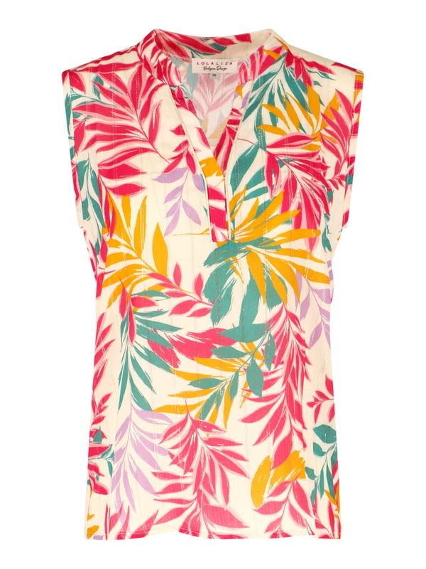 LolaLiza LolaLiza Блуза  бежово / смарагдово зелено / светлолилаво / розово