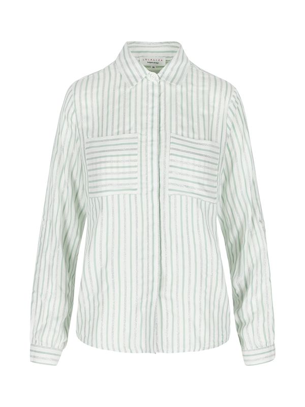 LolaLiza LolaLiza Блуза  зелено / бяло
