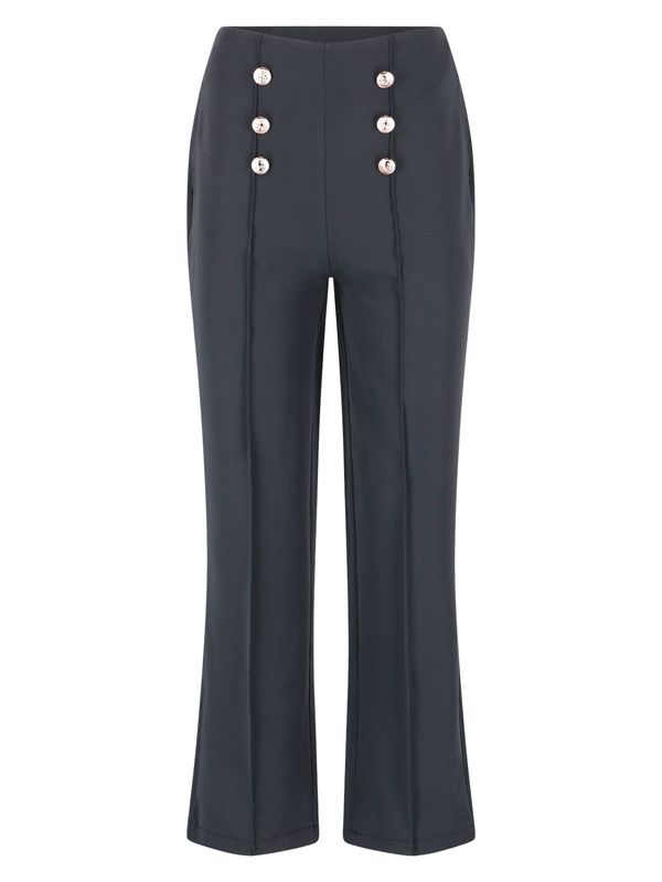 LolaLiza LolaLiza Панталон  нейви синьо / злато