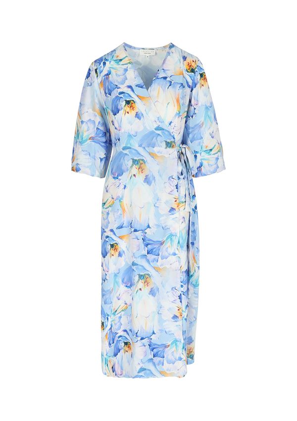 LolaLiza LolaLiza Рокля  пастелно синьо / оранжево / бяло