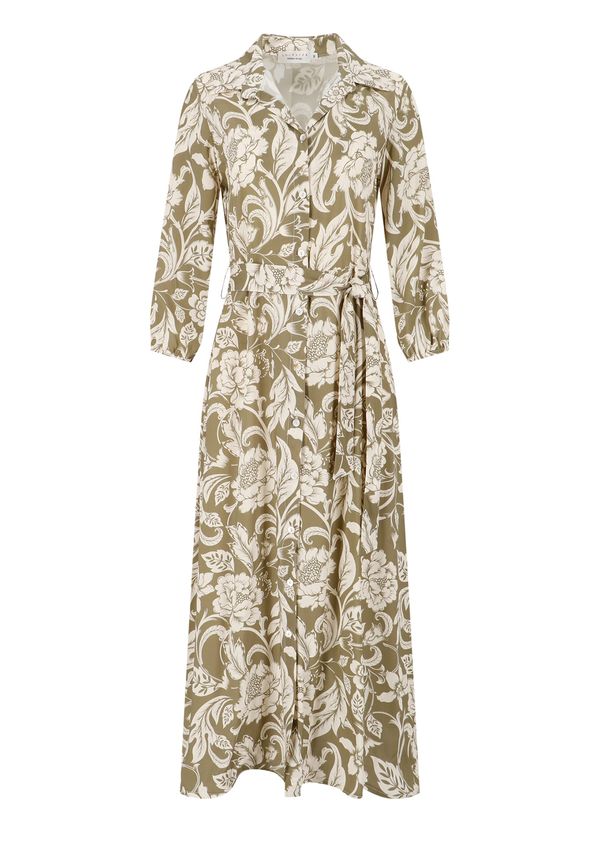 LolaLiza LolaLiza Рокля тип риза  бежово / каки