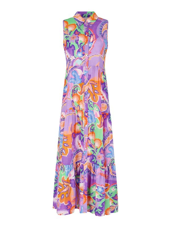 LolaLiza LolaLiza Рокля тип риза  лилав / пъстро