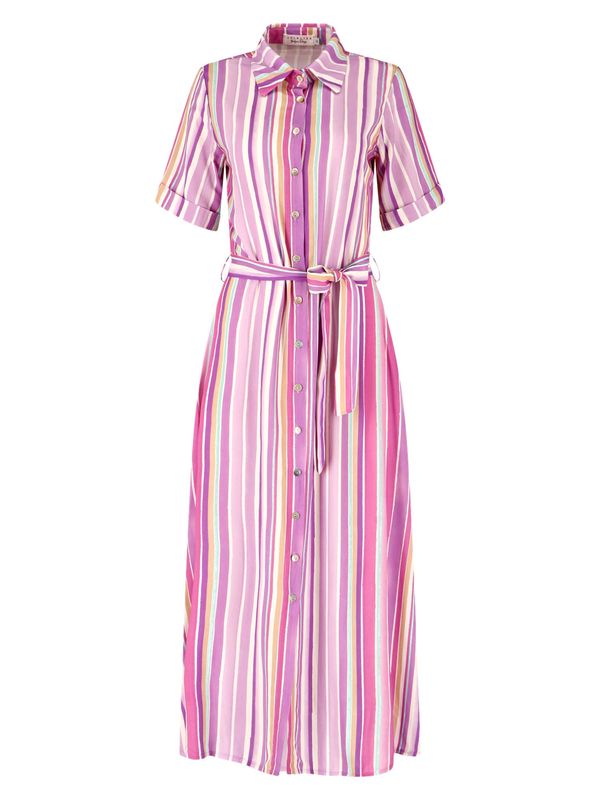 LolaLiza LolaLiza Рокля тип риза  мента / пастелнолилаво / кайсия / фуксия / бяло