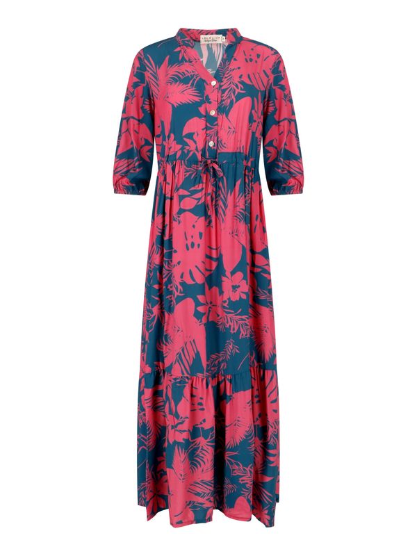 LolaLiza LolaLiza Рокля тип риза  синьо / фуксия