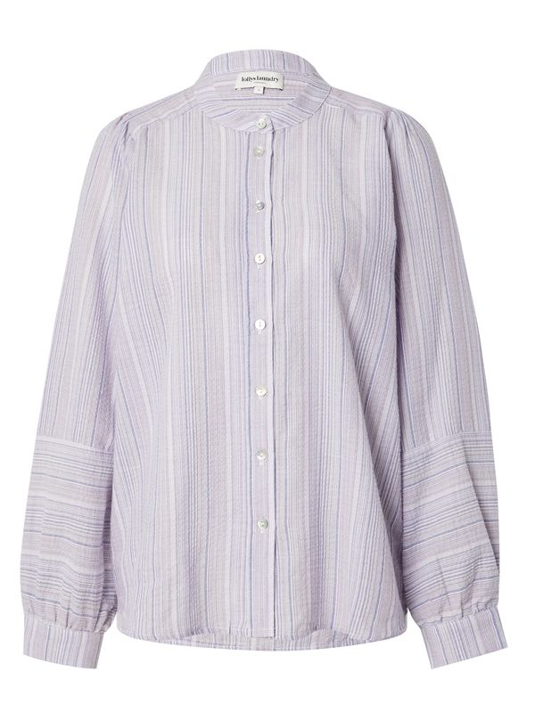 Lollys Laundry Lollys Laundry Блуза 'Lina'  лилав / бяло