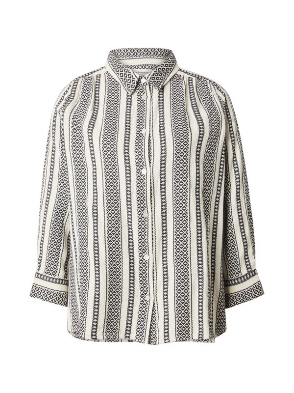 Lollys Laundry Lollys Laundry Блуза 'Sus'  черно / бяло